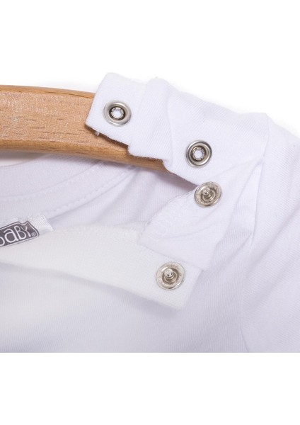 Basic Erkek Yelken Desenli Şort Salopet-Tshirt Takım Erkek Bebek