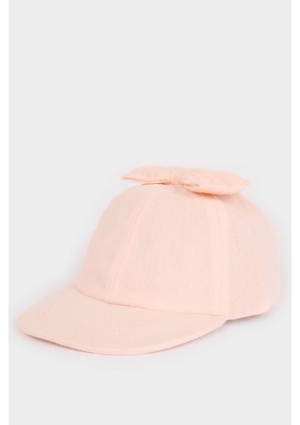 Kız Bebek Müslin Cap Şapka D8389A525SM