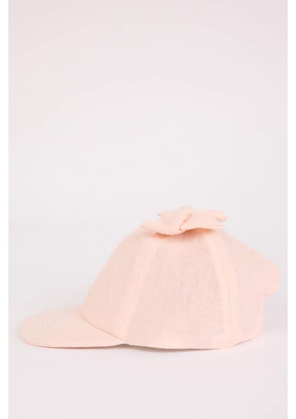 Kız Bebek Müslin Cap Şapka D8389A525SM
