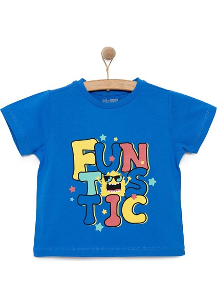 Basic Erkek Yazı Baskılı T-Shirt Erkek Bebek modelleri