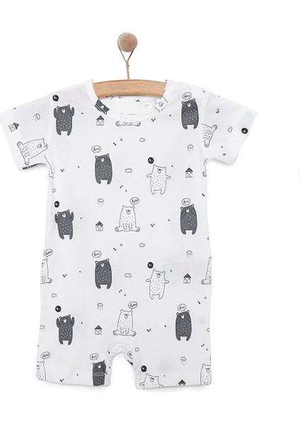 Yenidoğan Erkek Kısa Tulum Erkek Bebek