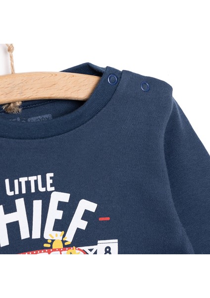 Basic Itfaiye Araç Desenli Interlok Uzun Kol Tshirt Erkek Bebek fiyatları