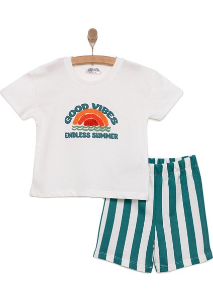 Motto Boy Erkek Tshirt-Şort Erkek Bebek