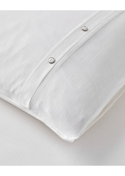 Modern Harmony Armürlü Çift Kişilik Nevresim Takımı 200X220 cm Beyaz fırsatları