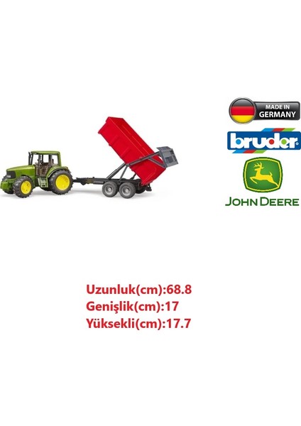 John Deere 6920 Traktör ve Römork