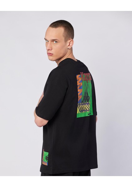 Forit Tee Erkek Siyah Comfort Fit Tişört