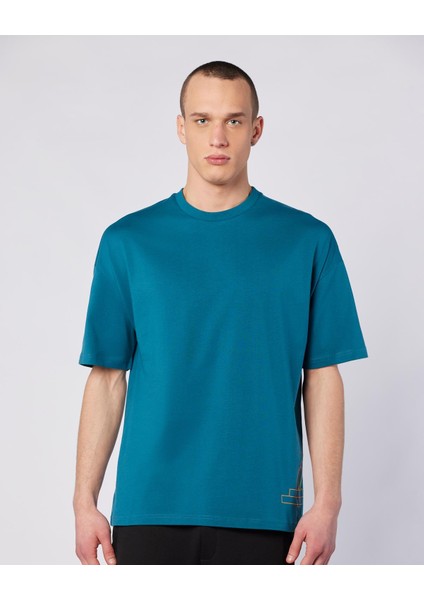 Bento Tshirt Erkek Mavi Regular Fit Tişört