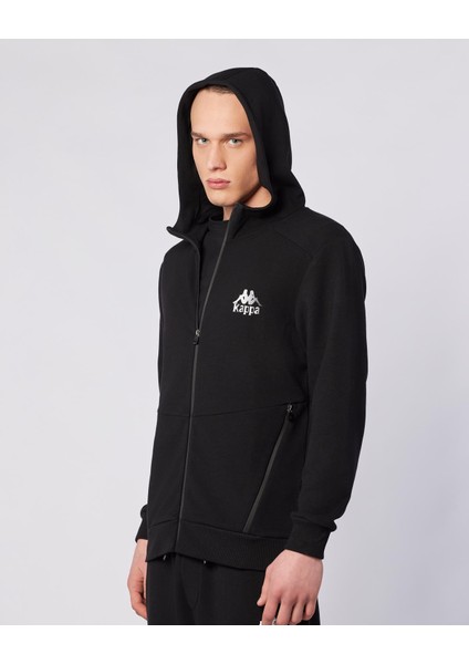 Fabio Hoodie Erkek Siyah Regular Fit Hoodie
