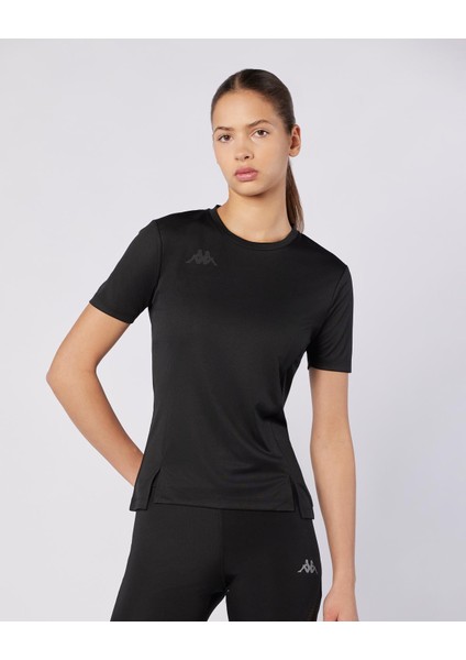 Eria Tur Kadın Siyah Regular Fit Tişört