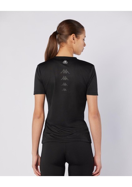 Eria Tur Kadın Siyah Regular Fit Tişört fırsatları
