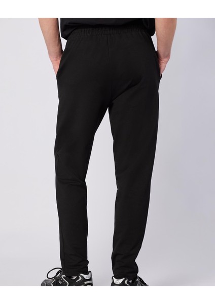 Sarey Jog Erkek Siyah Regular Fit Eşofman Altı