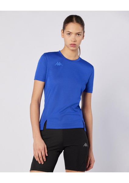 Eria Tur Kadın Mavi Regular Fit Tişört