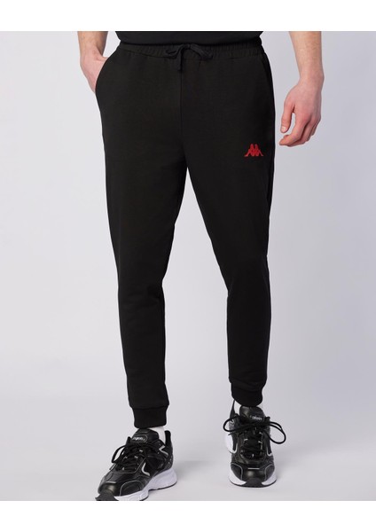 Ostel Pant Erkek Siyah Regular Fit Eşofman Altı