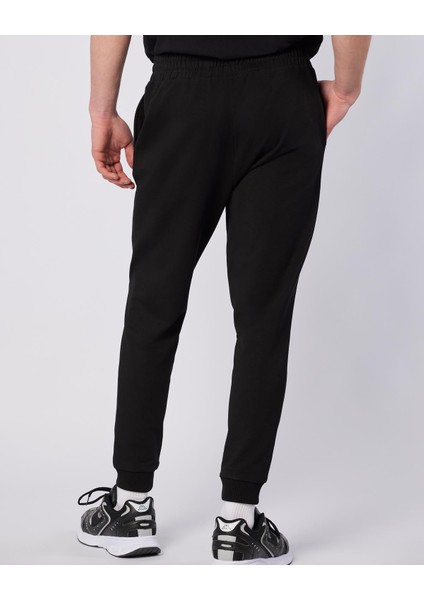 Ostel Pant Erkek Siyah Regular Fit Eşofman Altı