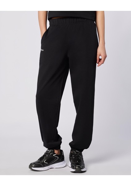 Jendy Pants Kadın Siyah Comfort Fit Eşofman Altı