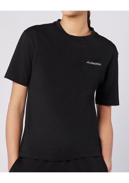 Jendyna Kadın Siyah Regular Fit Tişört modelleri