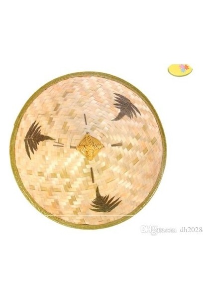 Naturel Renk Cambodia Kamboçyalı Vietnam Şapkası PVC Hasır fırsatları