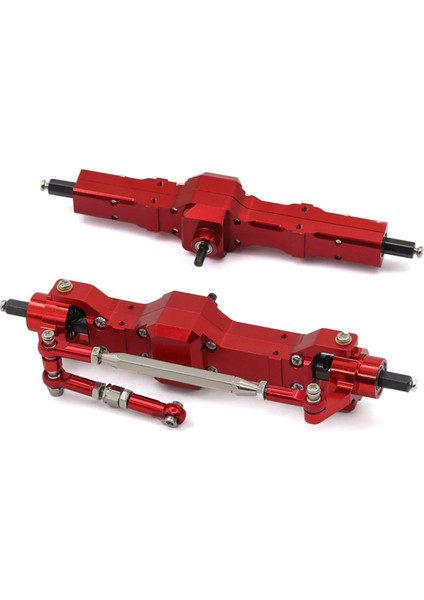 Rc Araba Metal Ön ve Arka Aks Montaj Kiti Wpl C14 C24 B14 B24 B16 B36 Jjrc Feiyu Rc Araba Güncelleme Parçaları Kırmızı (Yurt Dışından)