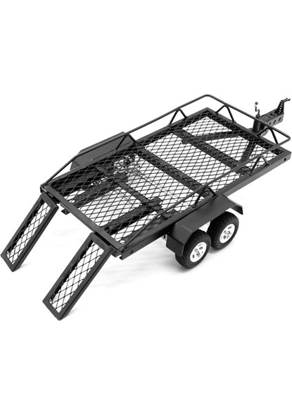 Siyah Rc Araba Metal Bağlantı Montajlı Römork Yükseltme Parçaları Aksesuarları 1/24 Rc TRX4M SCX24 FMS24 FMS18 CR18P -Pmm (Yurt Dışından)