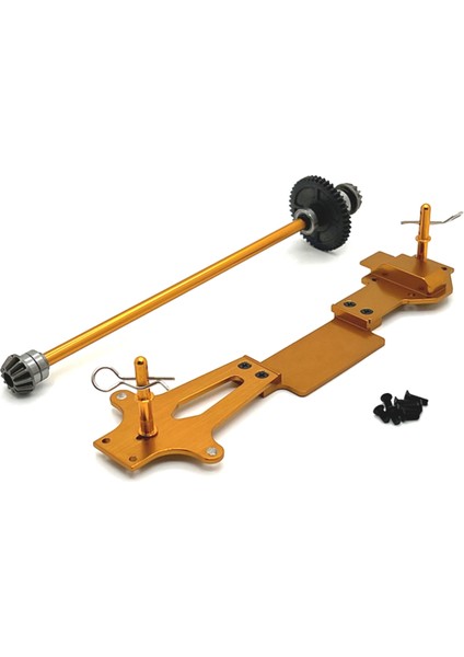 Rc Araba Yükseltme Sürüş Şaftı Ikinci Kat Seti Wltoys 1/14 144016 Rc Araba Yükseltme Parçaları Altın (Yurt Dışından)