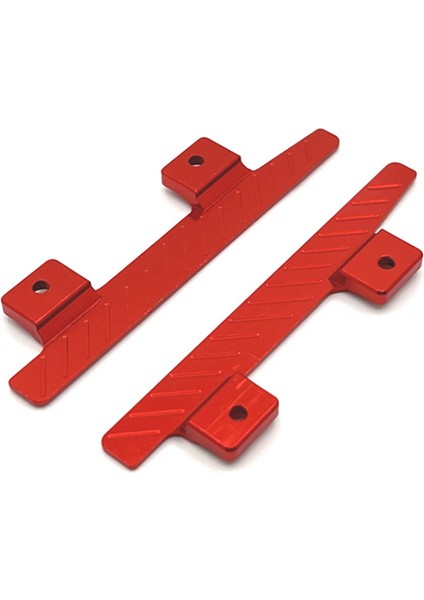 1 Çift Rc Araba Yükseltme Sol ve Sağ Pedal 1/12 MN82 LC79 MN78 Rc Araba Yükseltme Aksesuarları Kırmızı (Yurt Dışından)