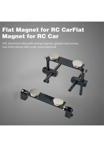 Rc Araba Gövde Kabuğu Montaj Kiti Düz Mıknatıs Tamiya TT01 TT02 Hpı Sakura 1/10 Rc Yarış Arabası Tur Arabası Siyah (Yurt Dışından) modelleri