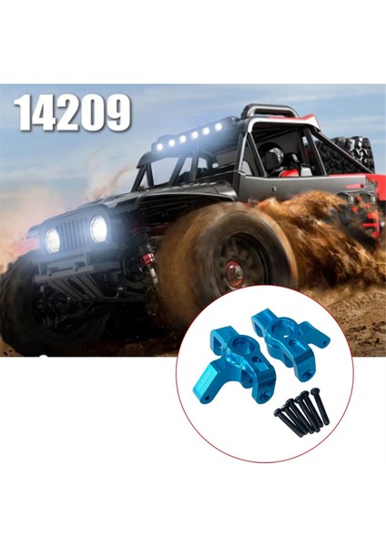 Rc Araba Aksesuarları Direksiyon Kupası Bileşenleri Mjx Hyper Go 1/14 14209 14210 H14BM Rc Araba Yükseltme Parçaları (Mavi) (Yurt Dışından) modelleri