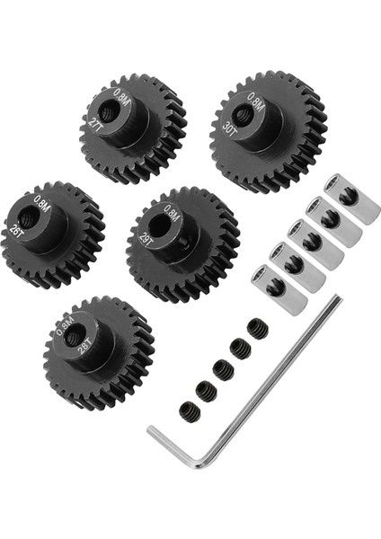 1/10 Rc Platformları 0.8m Motor Dişli Seti Crawler Axial Capra F9 SCX10 Iıı AR45P Aks Yükseltme Parçaları 26T+27T+28T+29T+30T (Yurt Dışından)