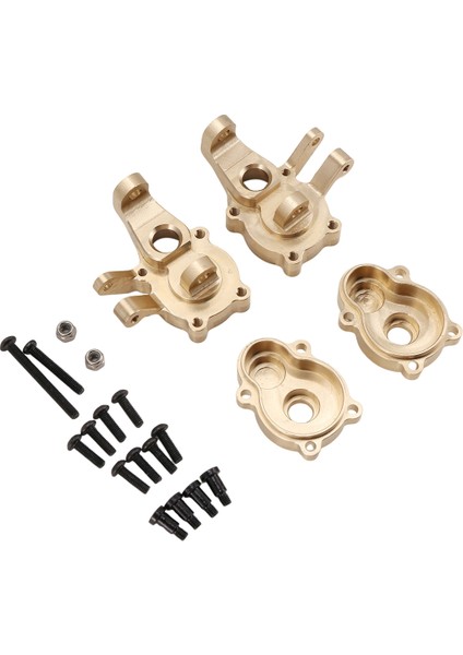 Rc Araba Yükseltme Pirinç Ön Direksiyon Kupası Kiti Mjx H8H 1/10 YK4102 YK4103 YK4104 YK4106 YK4082 Rc Araba Yükseltme Parçası (Yurt Dışından)