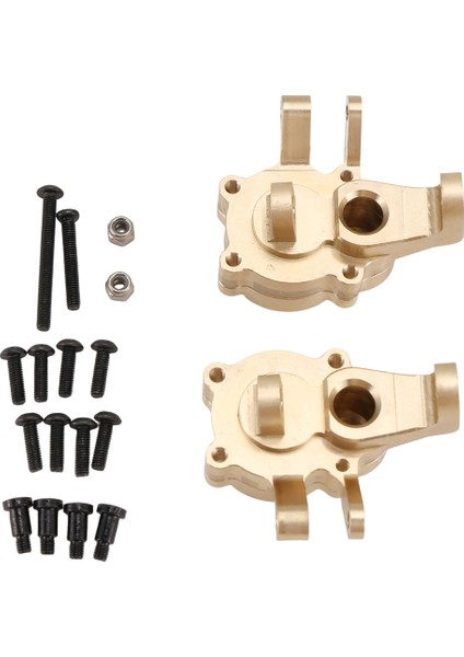 Rc Araba Yükseltme Pirinç Ön Direksiyon Kupası Kiti Mjx H8H 1/10 YK4102 YK4103 YK4104 YK4106 YK4082 Rc Araba Yükseltme Parçası (Yurt Dışından)