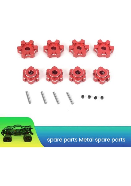 Traxxas 1/10 Maxx Rc Araba Yükseltme Parçaları Metal 17MM Altıgen Adaptör Contası (Yurt Dışından) modelleri