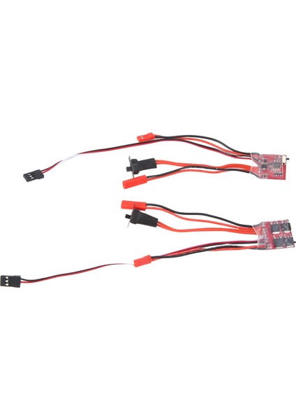 2 Adet Rc Araba 30A Esc Ileri Geri Fırça Fren Çift Yönlü Esc Motor Hız Kontrol Cihazı 1/16 1/18 1/24 Araba Tekne Tankı (Yurt Dışından)