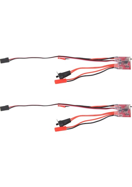 2 Adet Rc Araba 30A Esc Ileri Geri Fırça Fren Çift Yönlü Esc Motor Hız Kontrol Cihazı 1/16 1/18 1/24 Araba Tekne Tankı (Yurt Dışından)