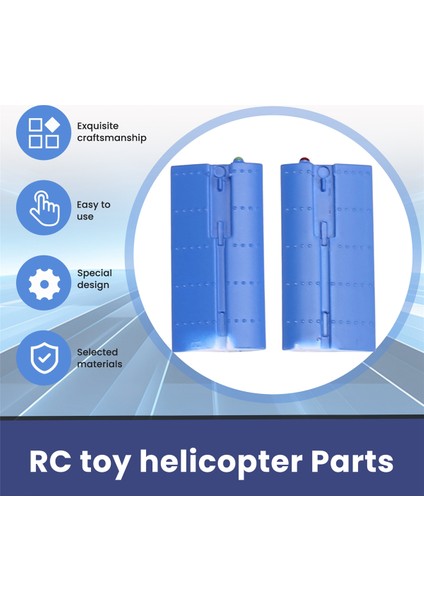 1 Çift Rc Oyuncak Helikopter Yükseltme C138 Yan Kanat Seti Rc Era C138 Bell 206 1:33 Rc Oyuncak Helikopter Parçaları Mavi (Yurt Dışından)