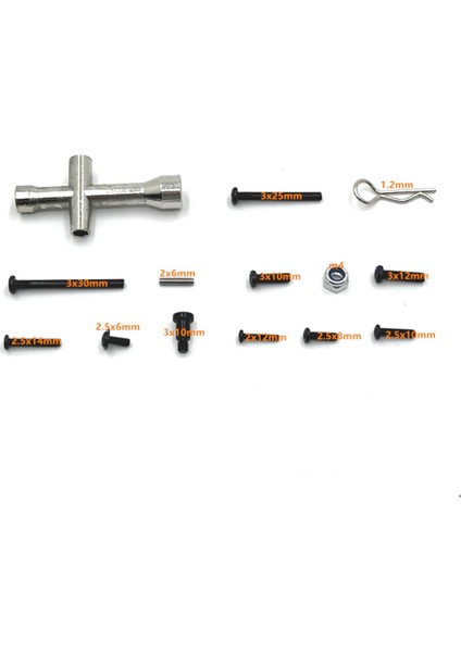 159 Adet Metal Yükseltme Retrofit Vida Alet Kutusu Scy 1/16 16101 16201 Jjrc Q130A Q130B Rc Araba Parçaları (Yurt Dışından)