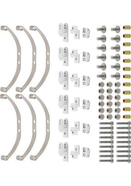 Set Yaprak Yaylı Sönümleme Süspansiyon Aksesuarları 1/16 Mn Wpl Model Araba B36 B16 Jjrc Q60 Q63 Q75 Feiyu Gümüş (Yurt Dışından)