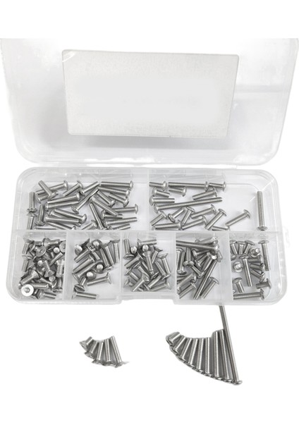 Metal M3 Vida Bağlantı Elemanı Takımı Tamiya Bbx BB01 Bb-01 1/10 Rc Araba Yedek Parçaları Yükseltme Aksesuarları Onarım Aletleri (Yurt Dışından)