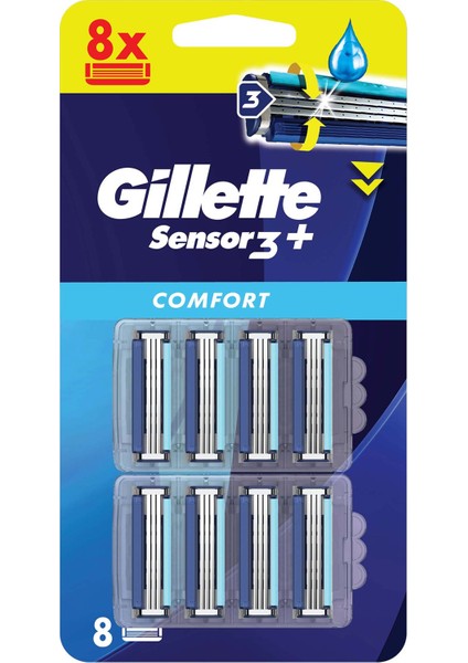 Sensor3 Yedek Tıraş Bıçağı 8 Adet