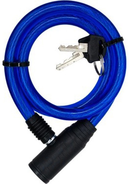 Bisiklet Halat Zincir Kilidi 80 cm Çelik Kilit Çap 10 mm Ø Hırsız Önleme Güvenlik 1 Adet