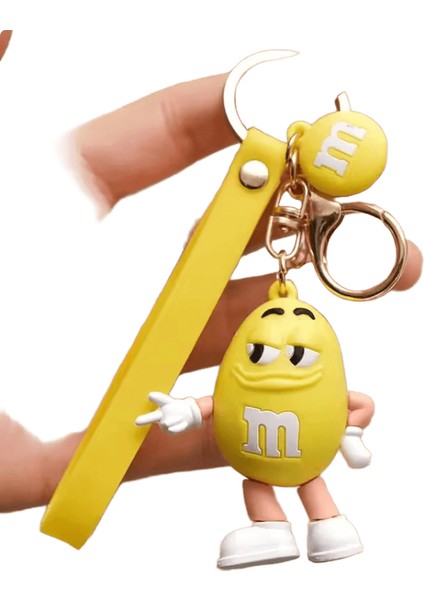 Karikatür Reçine Çikolata Fasulye Anahtarlık Reçine Bebek Çift Anahtarlık Erkek Kadın Takı Çanta Kolye Güzel Anahtarlık 2024 (Yurt Dışından)