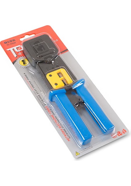 SL-830W Yeni Nesil Pense+50 Adet Yeni Nesil Metal Cat6 Jak 8P8C/RJ-45, 6P4C/RJ11