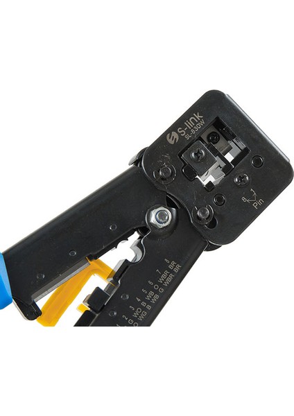 SL-830W Yeni Nesil Pense+50 Adet Yeni Nesil Metal Cat6 Jak 8P8C/RJ-45, 6P4C/RJ11