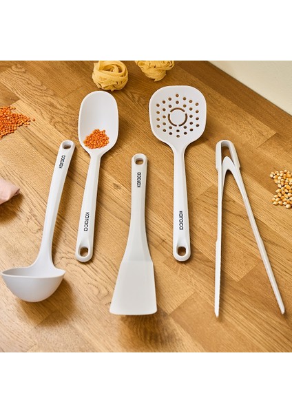 Chef's Star 5 Parça Servis Seti Krem fırsatları