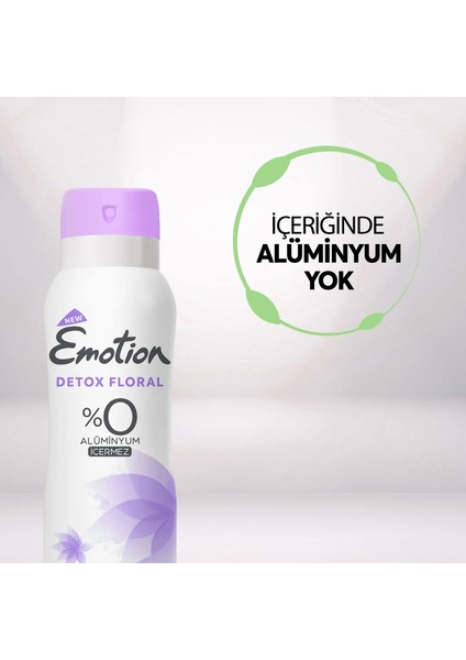 Detox Floral Kadın Deodorant 6X150ML