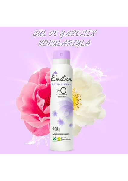 Detox Floral Kadın Deodorant 6X150ML