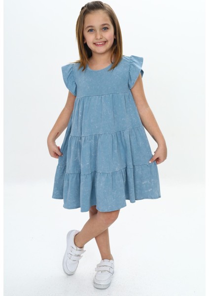 Kız Çocuk Yıkamalı Elbise fiyatları