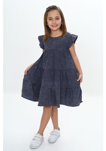 Kız Çocuk Yıkamalı Elbise fiyatları