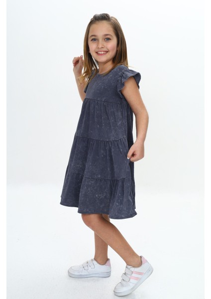Kız Çocuk Yıkamalı Elbise modelleri