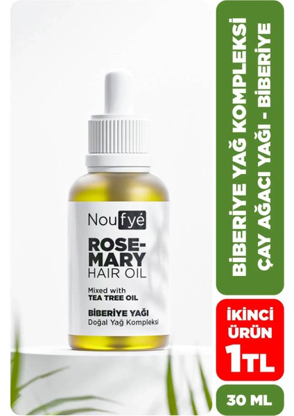 Biberiye Yağı Kompleksi Çay Ağacı Yağı 30 ml