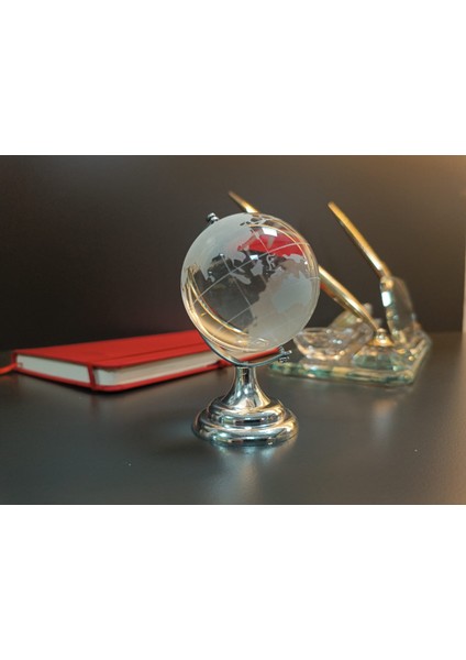 mdklife Kristal Cam Dünya (Gold Silver) modelleri